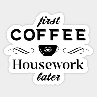 Coffee Quotes Sticker